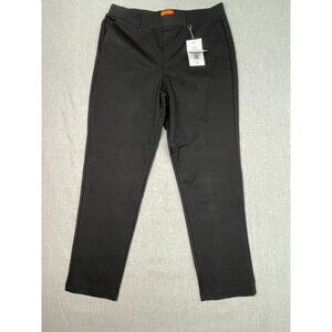 Mary Crafts Women's Black Ankle Pull On Stretch Business Work Pants Size 12